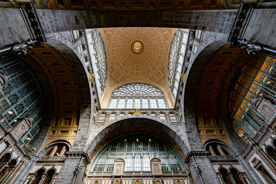 Low angle view of historical building