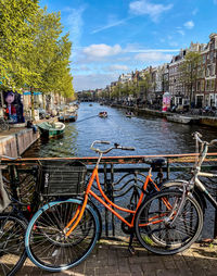 Bicycles on street