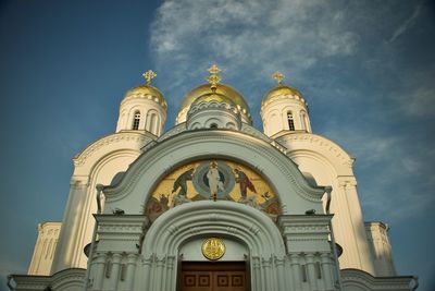 Low angle view of cathedral against sky