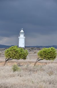 Lighthouse against sky