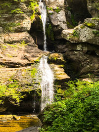 River flowing through rocks