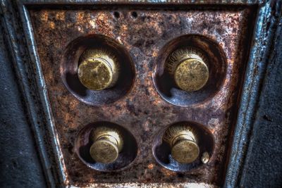 Close-up of rusty metal