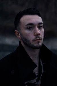 Portrait of young man