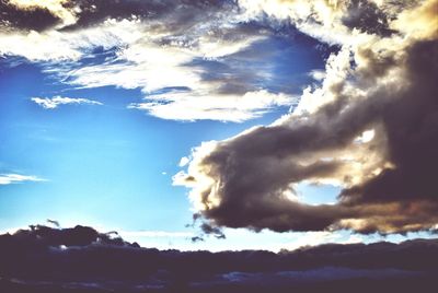 Scenic view of cloudy sky
