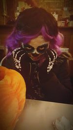 Close-up of woman in bikini