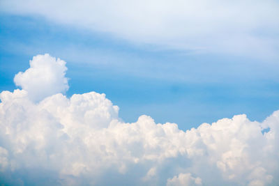 Low angle view of clouds in sky