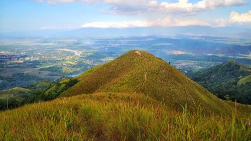 Scenic view of landscape against sky