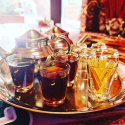 Close-up of drink on table