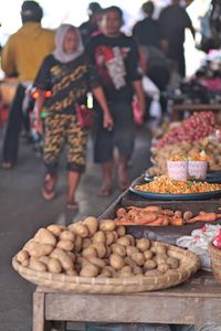 Vegetables for sale at market