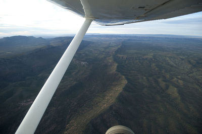 Aerial view of landscape