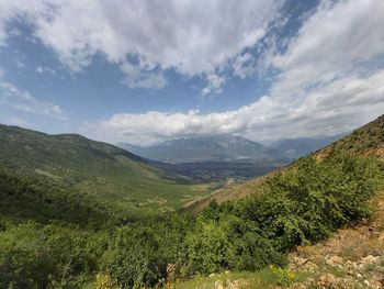 Scenic view of landscape against sky