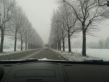 Road passing through landscape