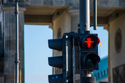 View of traffic signal