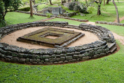 View of old ruins