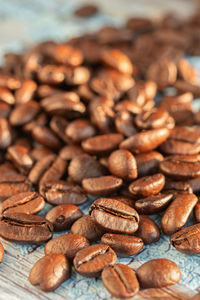 Close-up of coffee beans