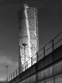 Low angle view of built structure against sky