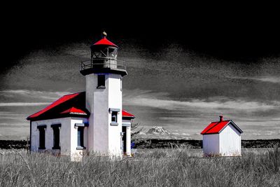 Lighthouse against sky
