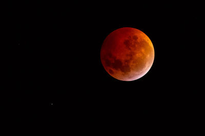 View of moon against sky at night