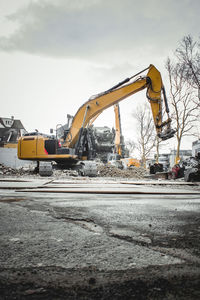 View of construction site