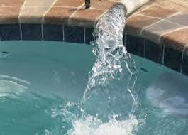 Close-up of man swimming in pool