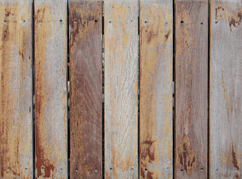 Full frame shot of weathered wooden wall