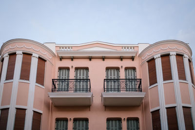 Low angle view of building against sky