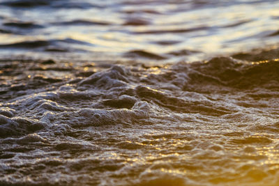 Close-up of sea waves