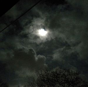 Low angle view of cloudy sky