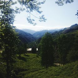 Scenic view of mountains