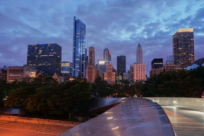 Modern cityscape against sky