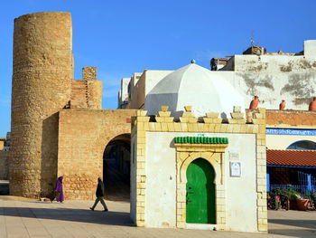 View of old building against sky