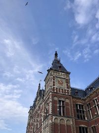 Low angle view of building against sky