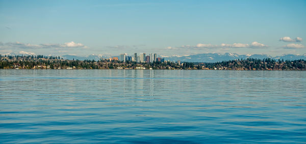 View of city at waterfront