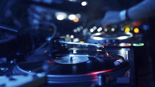 Close-up of electric guitar