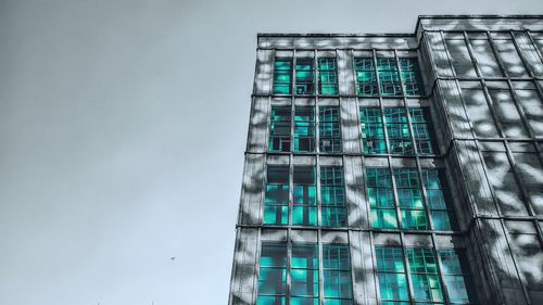 Low angle view of building against sky