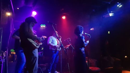 Crowd at music concert