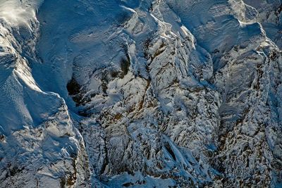 Full frame shot of snow covered landscape