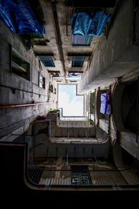 Low angle view of staircase