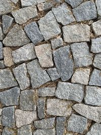 Full frame shot of stone wall