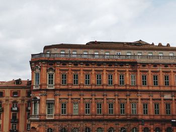 Low angle view of building against sky