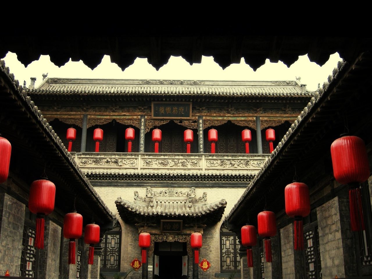 architecture, built structure, low angle view, building exterior, place of worship, religion, temple - building, spirituality, in a row, architectural column, illuminated, history, roof, culture, architectural feature, red, arch, famous place, temple