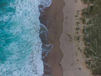 Powerful beach break at holywell