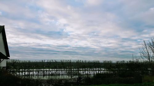 Scenic view of city against sky