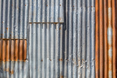 Full frame shot of rusty metal