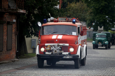 Car on street in city