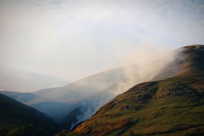 View of mountain range