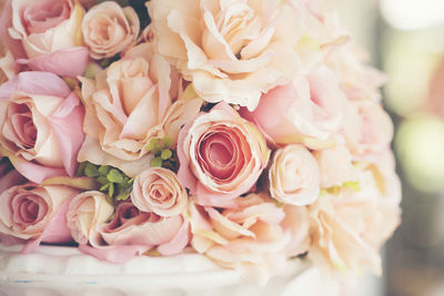 Close-up of rose bouquet