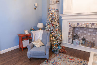 Table and chairs at home