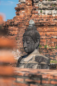 The beauty of buildings in ayutthaya, thailand it is a precious and rare thing.