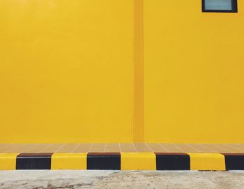 Yellow wall background